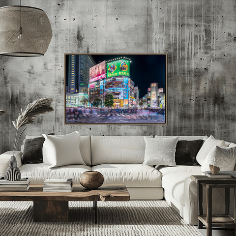 Shibuya Crossing Tokyo, Japan. Photo framed in acrylic and unframed photo and free shipping in the USA