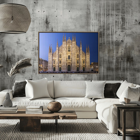 Time Slice Duomo in Milan, Italy. Framed acrylic photograph, unframed photo for sale and  free shipping in the USA