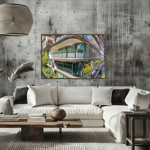 Zaha Hadid in Chelsea New York City. Framed acrylic photo, unframed photo for sale and free shipping in the USA.