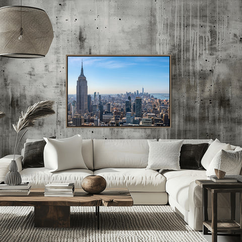 View from Times Square, New York. Framed acrylic photo, unframed photo for sale and free shipping in the US.