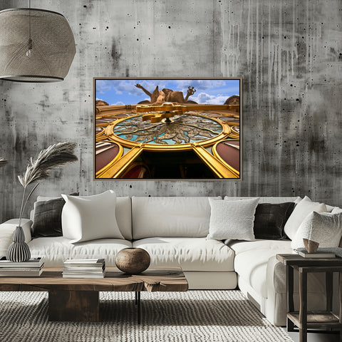 Mercury Clock in Grand Central, New York City. Framed acrylic photo, unframed photo for sale with free shipping in US.