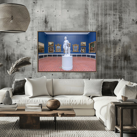 Dublin Museum, Blue Room. Framed acrylic photo and unframed photo for sale, free shipping in the US