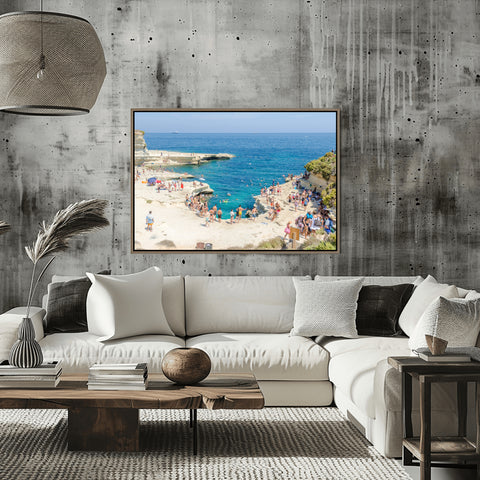 St. Peters Pool in Malta. Framed acrylic photos, unframed photographs for sale and free shipping in the USA.