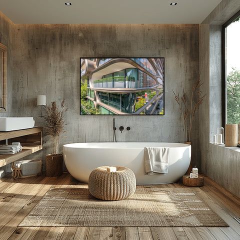 Zaha Hadid in Chelsea New York City. Framed acrylic photo, unframed photo for sale and free shipping in the US.