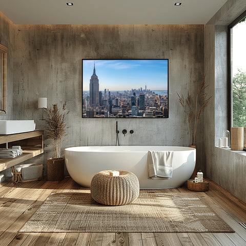 View from Times Square, New York. Framed acrylic photo, unframed photo for sale, free shipping in the USA.