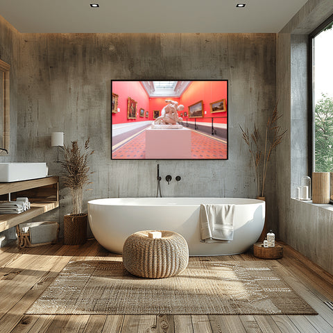 Dublin Museum, Red Room. Framed acrylic photo and unframed photo for sale, free shipping in the USA.