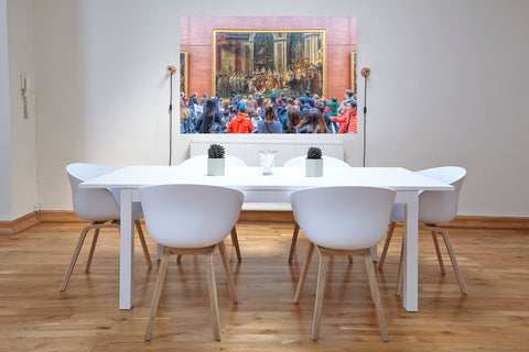 Painting Napoleon, Louvre, Paris, France.  Framed acrylic photo and unframed photo for sale and free shipping in the USA.