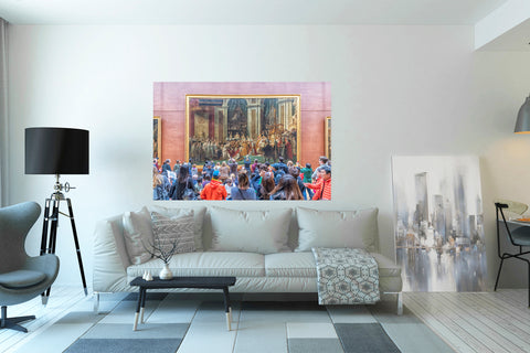 Painting Napoleon, Louvre, Paris, France.  Framed acrylic photo and unframed photo for sale with free shipping in the US.