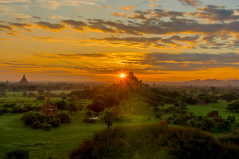  Sunrise in Bagan, Myanmar. Framed acrylic photo and unframed photo for sale with free shipping in the USA.