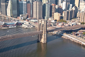 Brooklyn Bridge by Helicopter, New York City