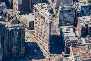 Flatiron Building from Above, in a Helicopter