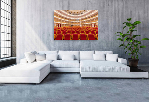 Gran Teatro de La Habana Fine Art Print Cuban Architecture. Fine art photograph of Gran Teatro de La Habana interior in Havana, Cuba. Architectural wall art blending historic design and cultural heritage.