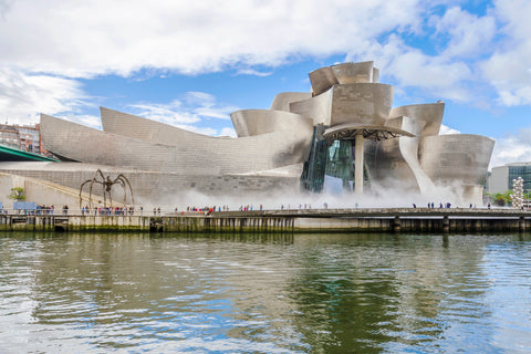 Guggenheim Museum Bilbao, Spain. Photo framed in acrylic and unframed photo with free shipping in the USA.