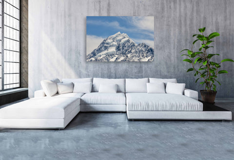 Franz Josef Peak, New Zealand. Framed acrylic photo and unframed photo for sale with free shipping in the USA