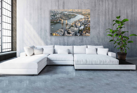 The Shard, Tower Bridge, London, England. Photo framed in acrylic and unframed photo and free shipping in the USA