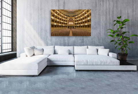 National Theatre of Sao Carlos in Lisbon, Portugal. Framed or unframed photograph of opera house for sale with free shipping