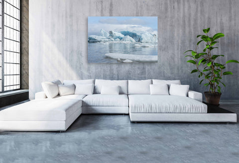Blue Ice Glacier, Iceland. Framed acrylic photo and unframed photo for sale and free shipping in the USA