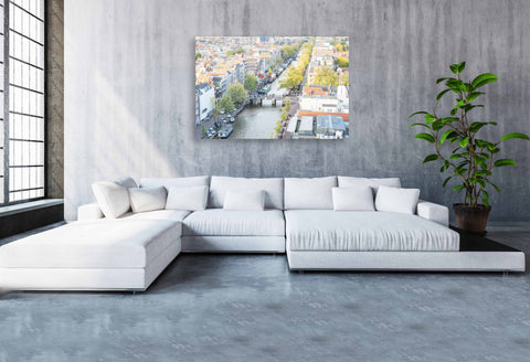 Tilt Shift Bullfighting II, Madrid, Spain. Framed acrylic photograph, unframed photo for sale and free shipping in USA