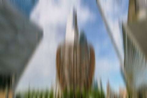 Motion - Hudson Yards, NYC, the Vessel and Skyscrapers