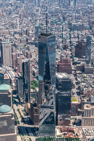 One World Trade by Helicopter, New York