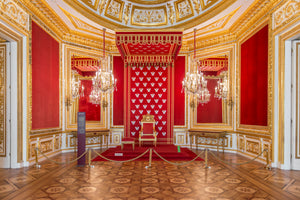 Royal Palace Warsaw 4, Poland, Red Royalty