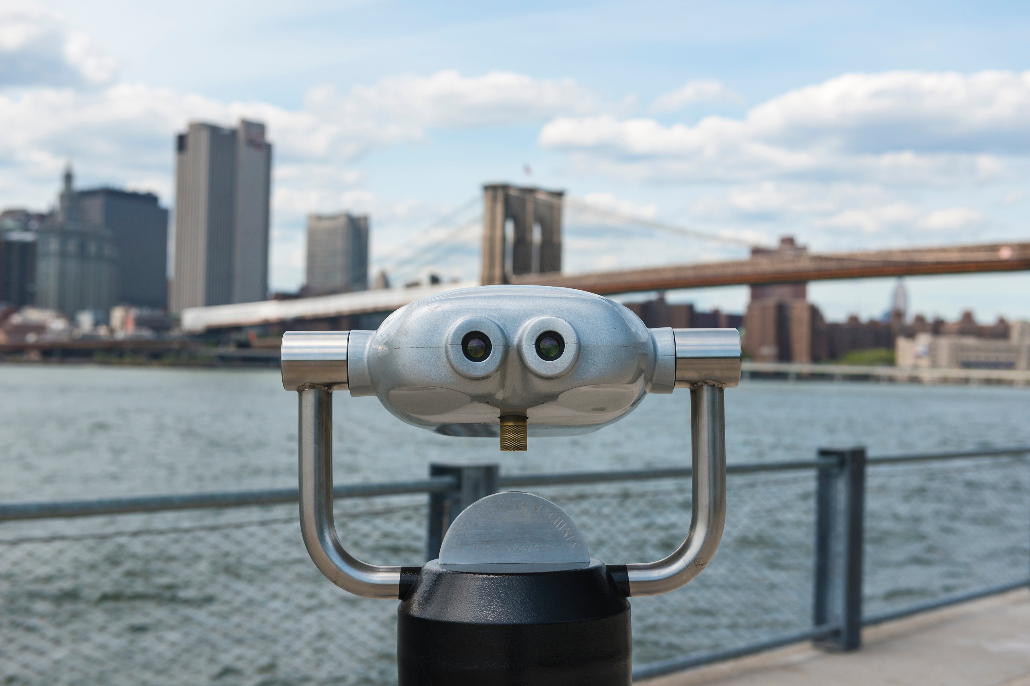 Sightseeing Binoculars of Brooklyn New York