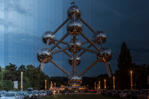 Time Slice Atomium Brussels, Belgium