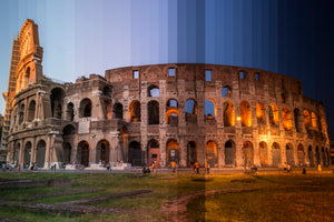 Time Slice Coliseum, Rome, Italy