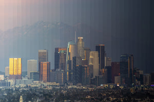 Time Slice Los Angeles Skyline, Los Angeles