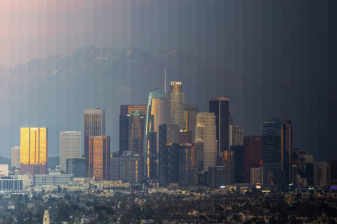 Time Slice Los Angeles Skyline, Los Angeles