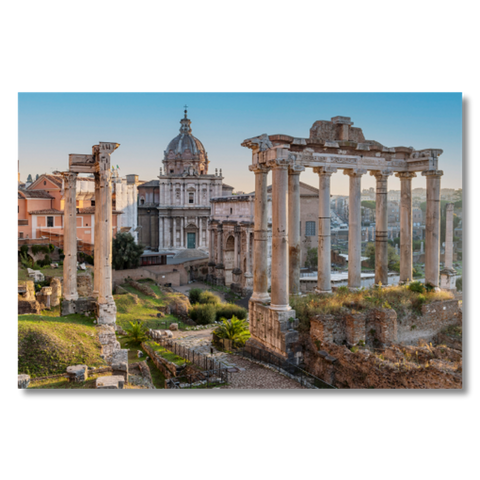 Roman Ruins in the Morning Sunlight