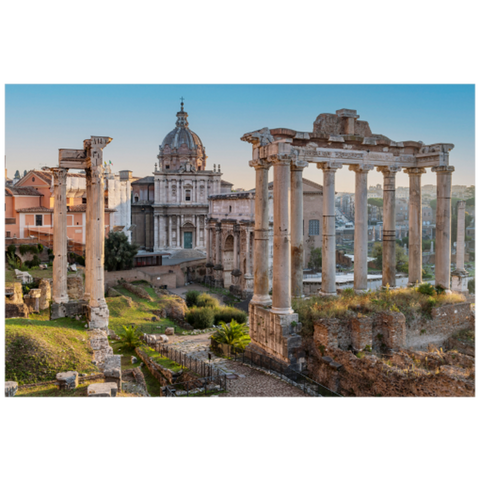 Roman Ruins in the Morning Sunlight