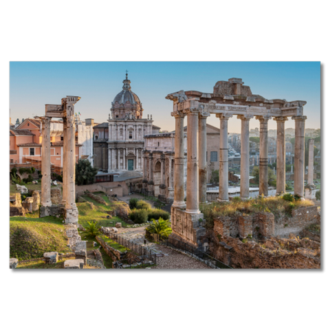 Roman Ruins in the Morning Sunlight