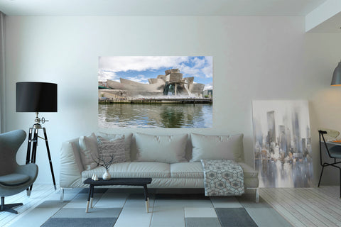Guggenheim Museum Bilbao, Spain. Photo framed in acrylic and unframed photo with free shipping in the US