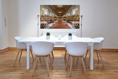 NY Public Library-Main Reading Room. Photograph for sale framed or unframed along with free shipping.